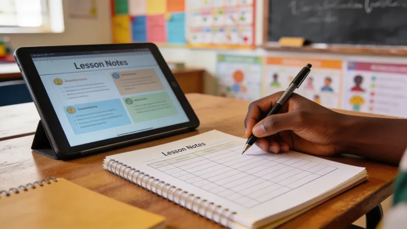 How to Write Lesson Notes for Nigerian Schools