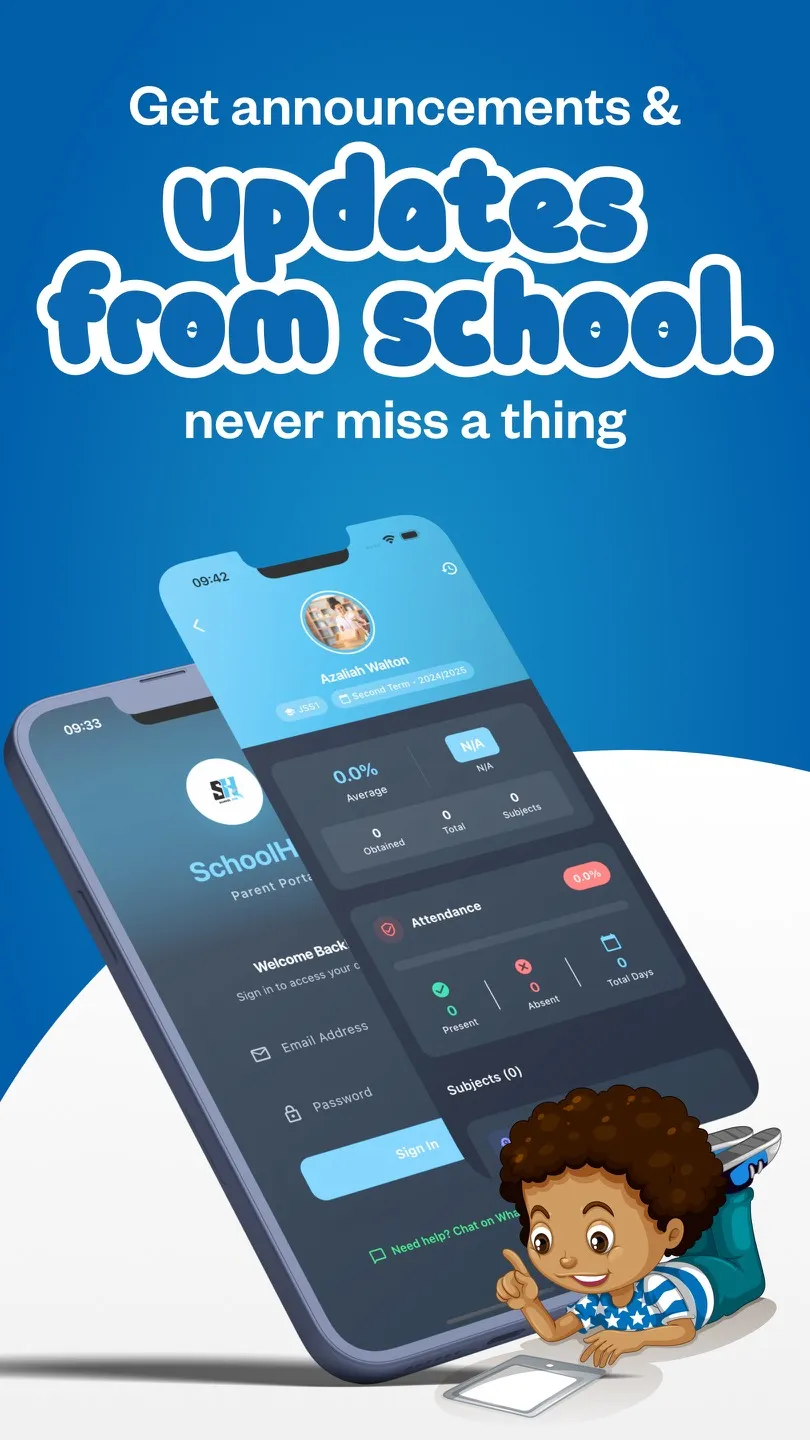 SchoolHub parent mobile app screenshot 5